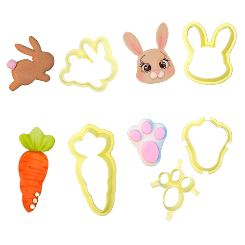 Kit cortantes Pascuas 4 piezas