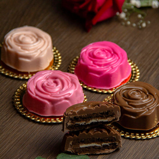 Placa Acetato Simple - Rosa Oreo/ Galletita