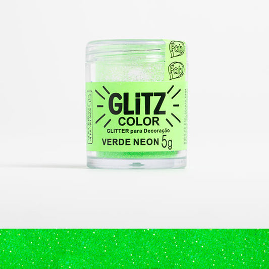 Glitter Brillantina Fab 5g - Verde Neón