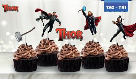 Toppers para cupcakes Thor